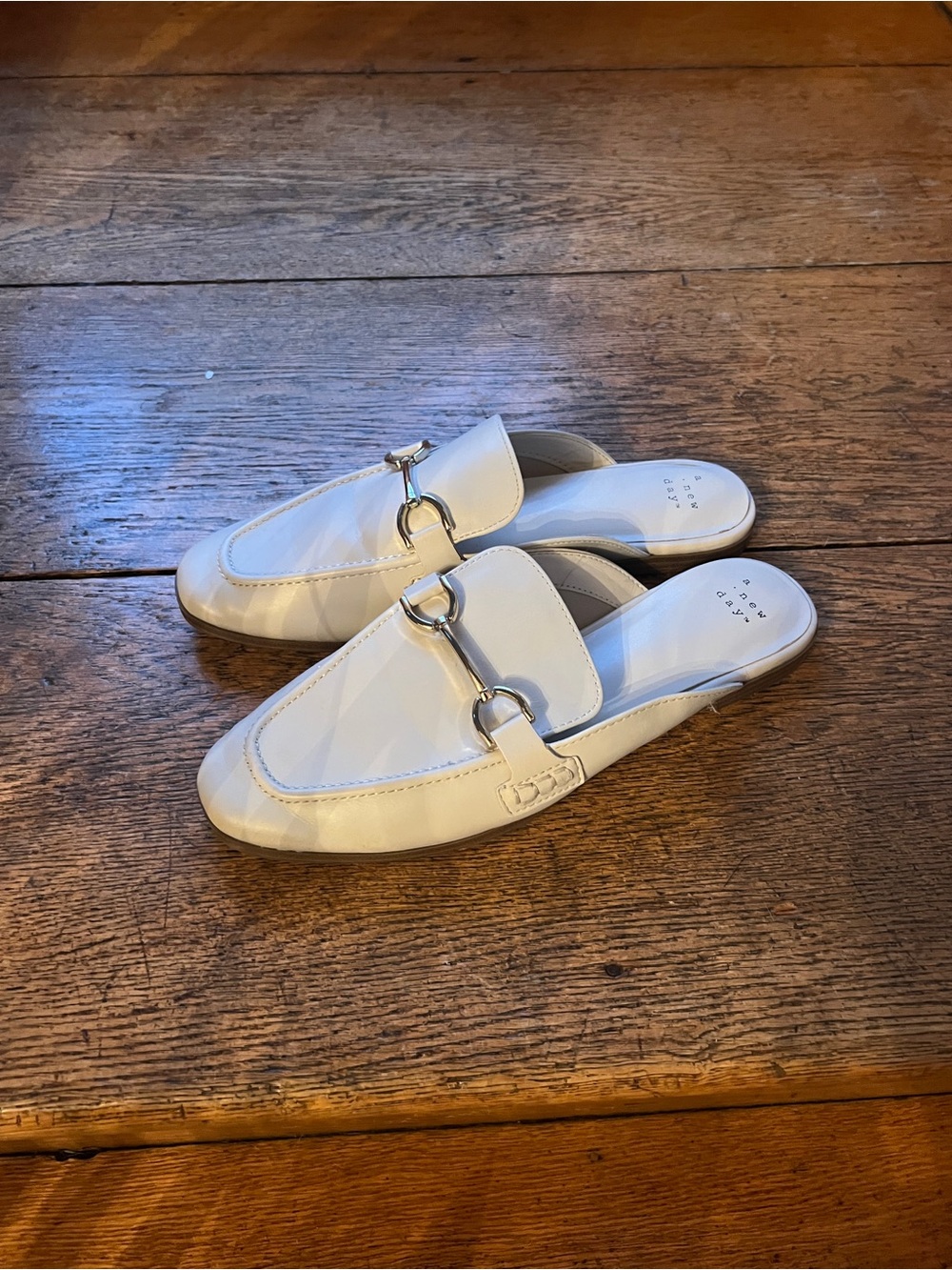 a new day off white Slip-On Horsebit Mules